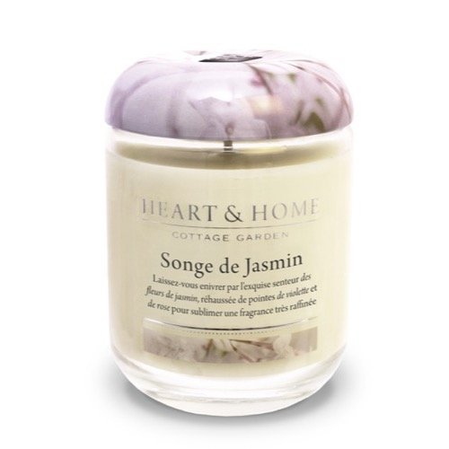 Heart & Home Jasmin rêve valideront Bougie Parfumée 52 g